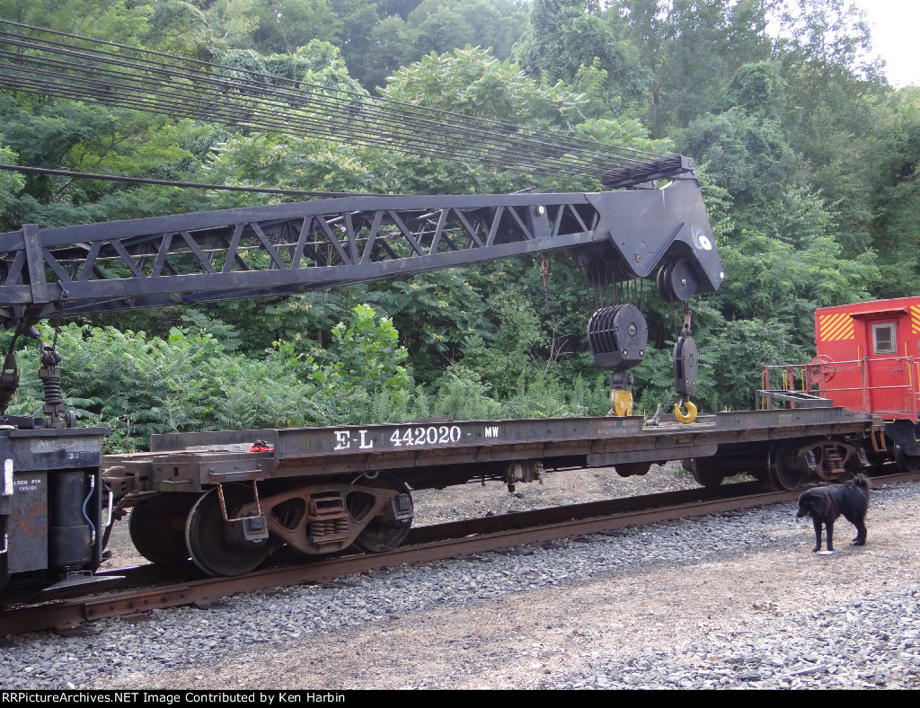 Former EL 442020 flat car